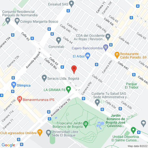 Mapa de Panaderia Y Pasteleria La Reliquia Del Pan