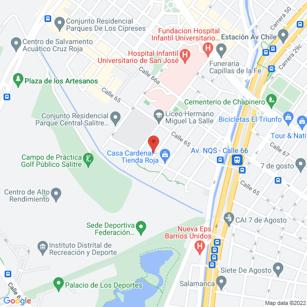 Mapa de Prisma Farmacéutica S.A.S.