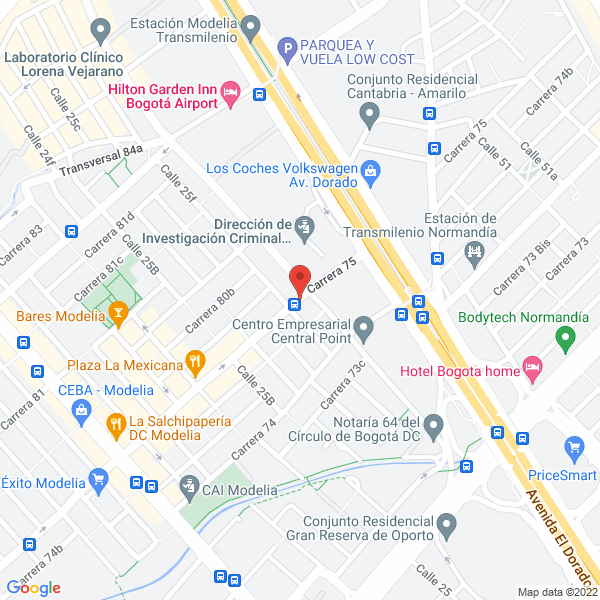 Mapa de Procobas Ltda.