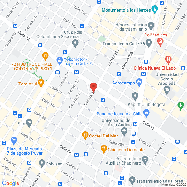 Mapa de Paola Rodríguez