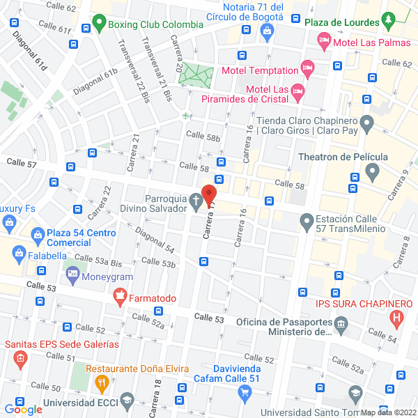 Mapa de Parroquia Del Divino Salvador
