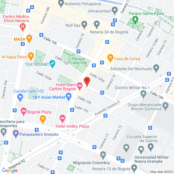 Mapa de Ortho Center S.A.S