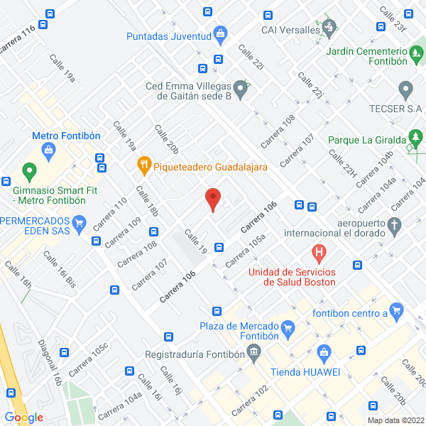 Mapa de Metrología Y Ensayos Ltda.
