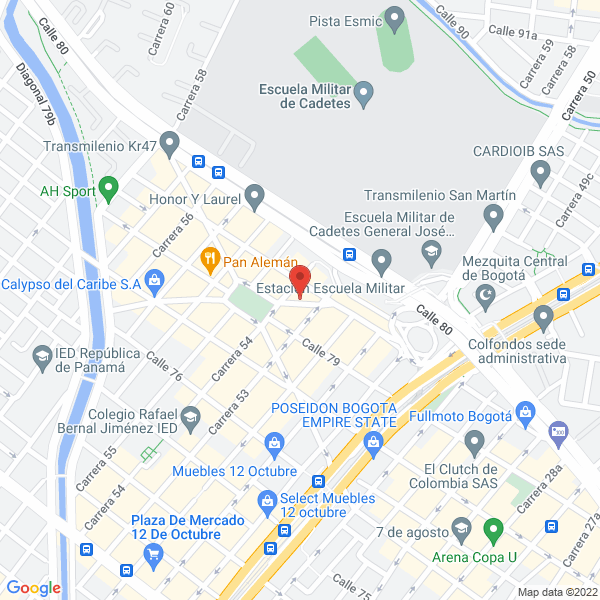 Mapa de Metropan Ltda.