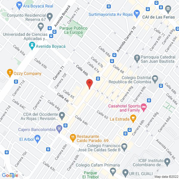 Mapa de Consultorio Odontológico Dra Elizabeth Meza