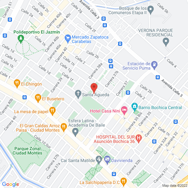 Mapa de Mariachi Agrupación Alegoría Azteca