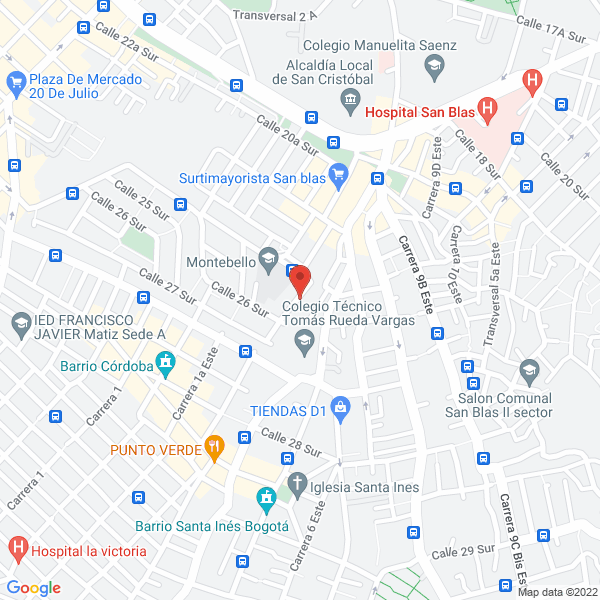 Mapa de Mariachi Boccacio Internacional