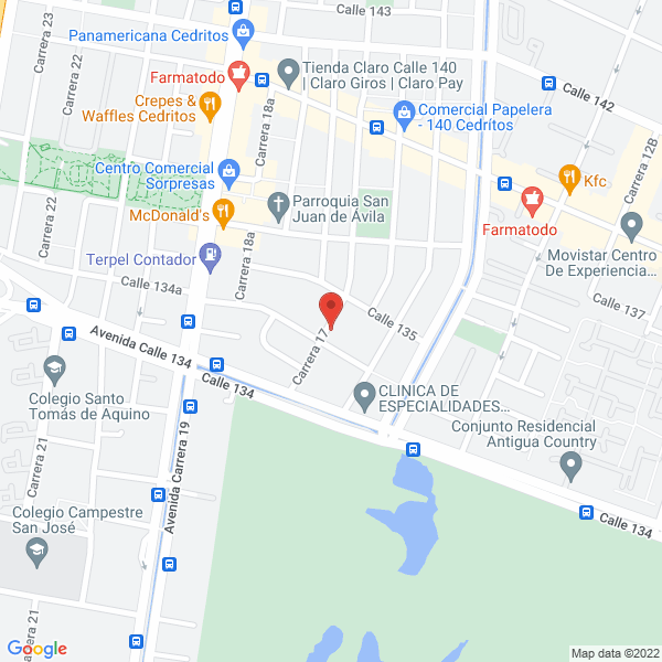 Mapa de Porcicola Fray José Ltda.