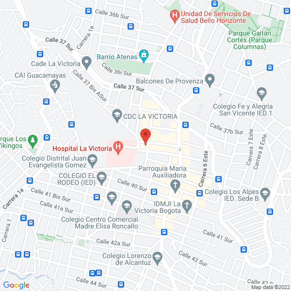 Mapa de Restaurante West-Mister