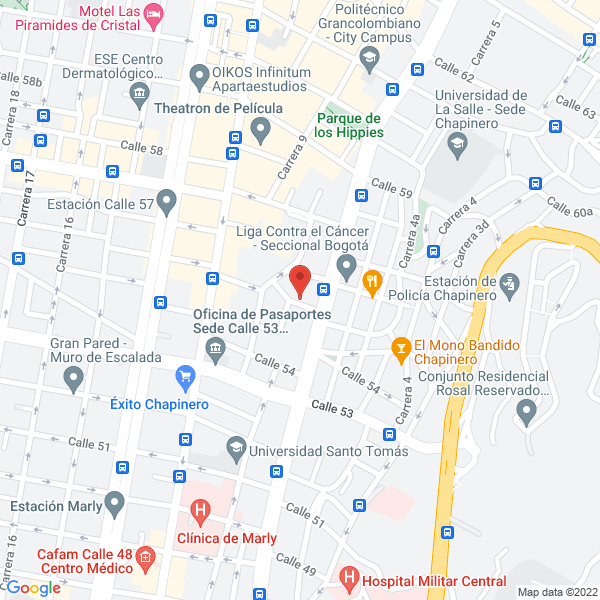 Mapa de Publicards Ltda.
