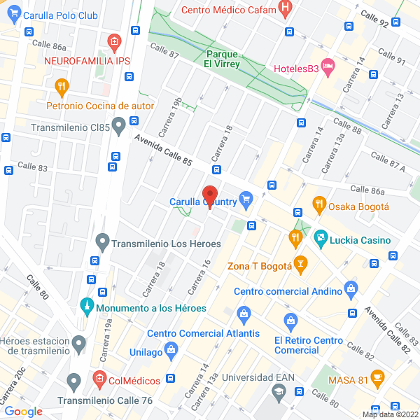 Mapa de Suárez Castellanos Roberto