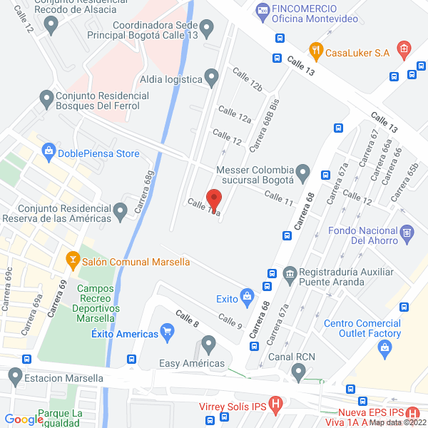 Mapa de Sugom Seguridad Ltda.