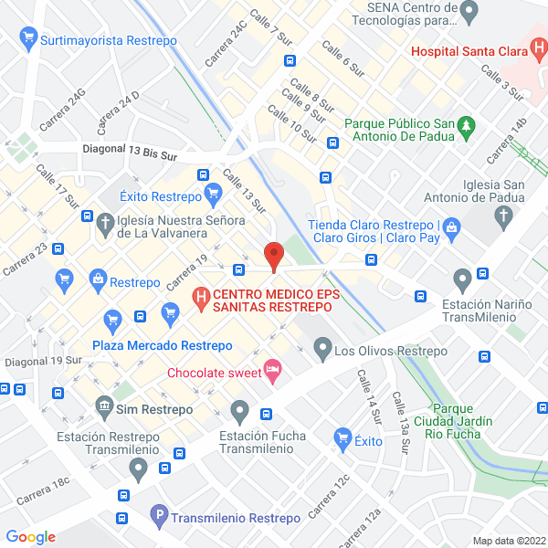 Mapa de Rueda Párraga Julio César