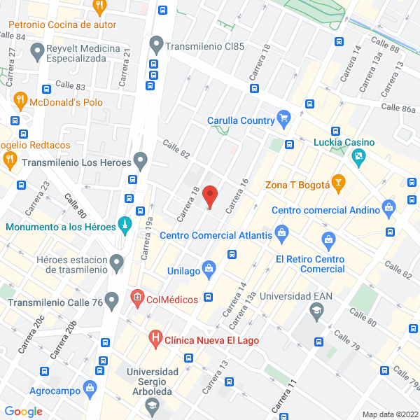 Mapa de S.O.S. Gestión Empresarial S.A.S.