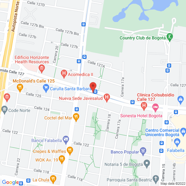 Mapa de Riaño Construcciones Sas