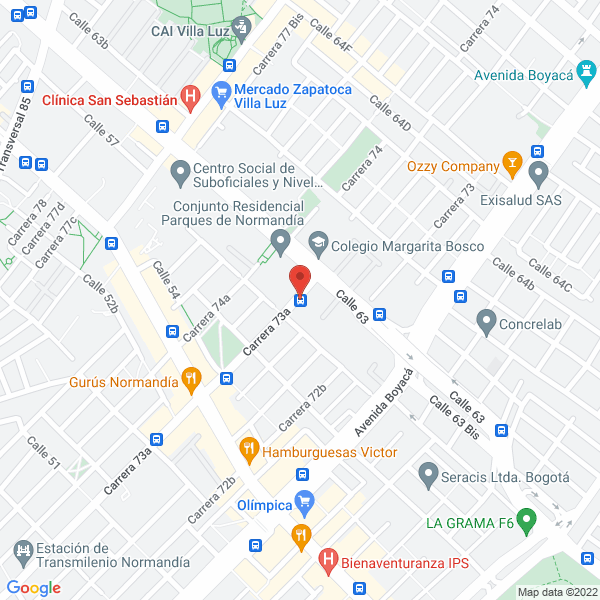 Mapa de Rieles E Inversiones Ltda.