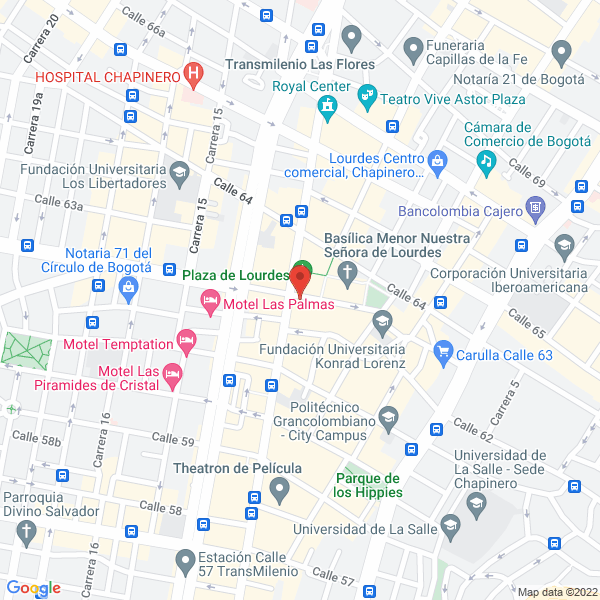 Mapa de Salón De Onces Lourdes Café