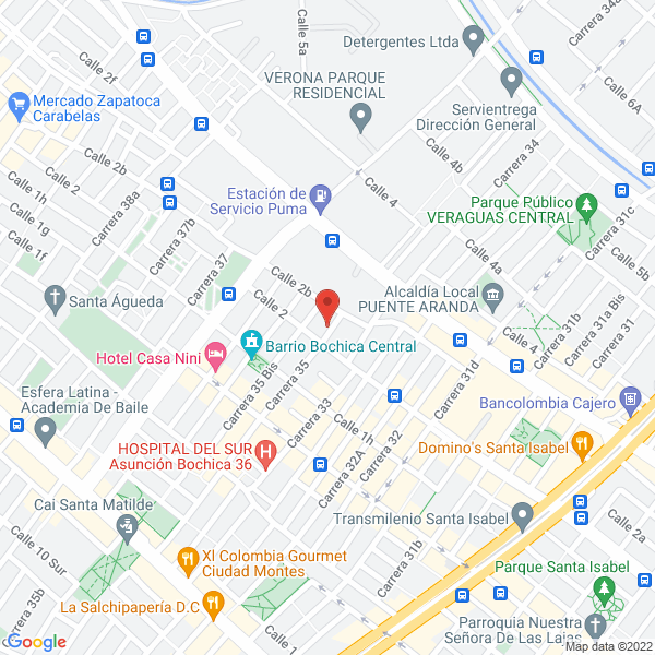 Mapa de Salsamentaria Martmore
