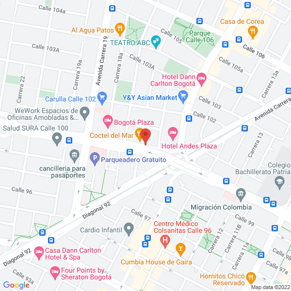 Mapa de Salud & Belleza Carolina Cruz