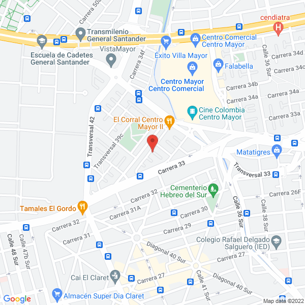 Mapa de Romero Y Ramirez Consultores Asesores Gerenciales Ltda.