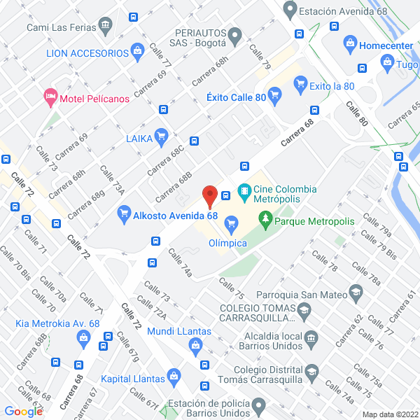 Mapa de Romy Ropa Regalos
