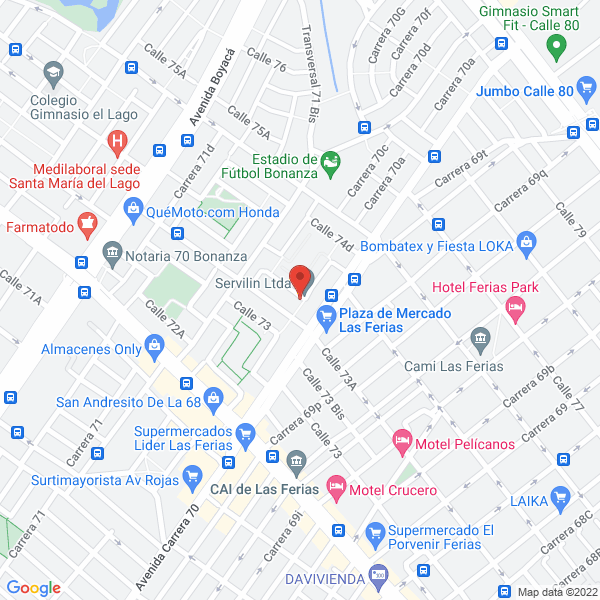 Map of Arevalo Silva Rosa Linda