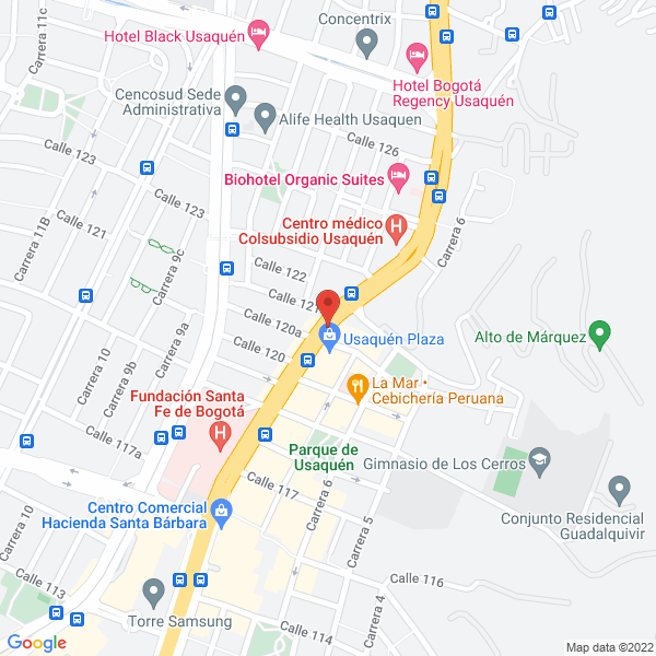 Mapa de Super Carnes Ramírez