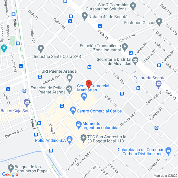 Mapa de R L Comercializadora S.A.S.