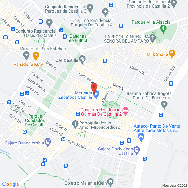 Mapa de R Y A Asesores De Seguros Ltda