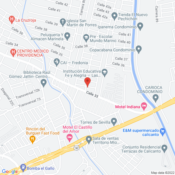 Map of Sociedad De Cancerología De La Costa.