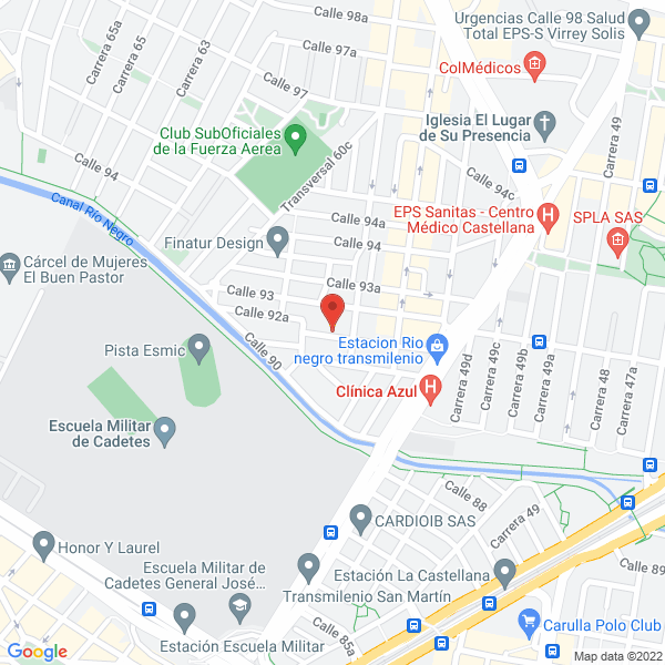 Mapa de Red Medica Ips S.A.S.