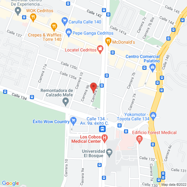 Mapa de Redcardinternational Inc.