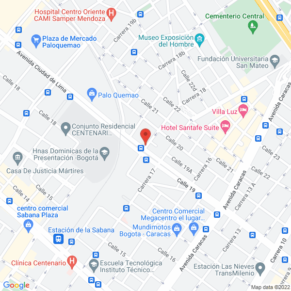 Mapa de Refriandinos S.A.S