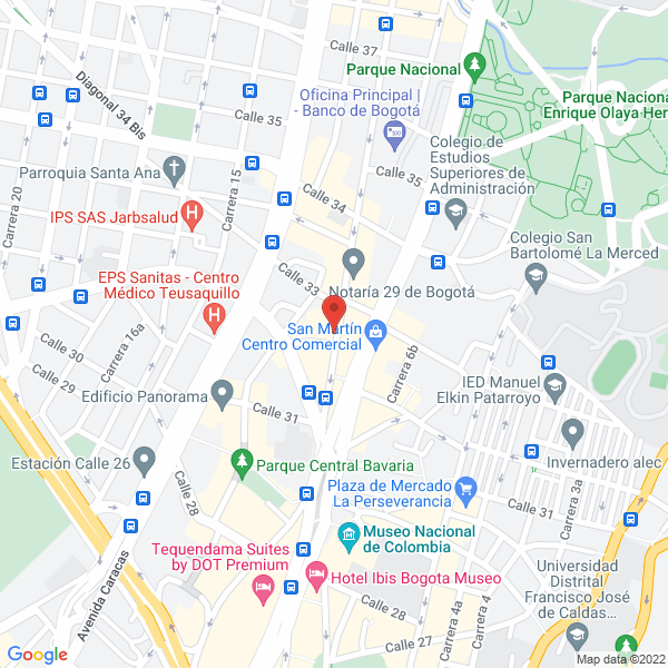 Mapa de Soluciones Efectivas De Recaudo Y Cobro Jurídico Ltda