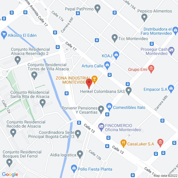 Mapa de Sutho Ltda.