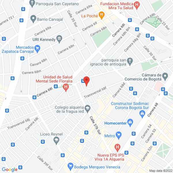 Mapa de Sweaters Rossys S.A.S