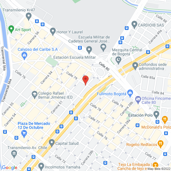 Mapa de Serví Embragues Ltda.