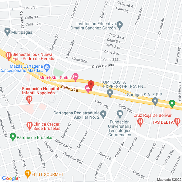 Map of Servi Inyección