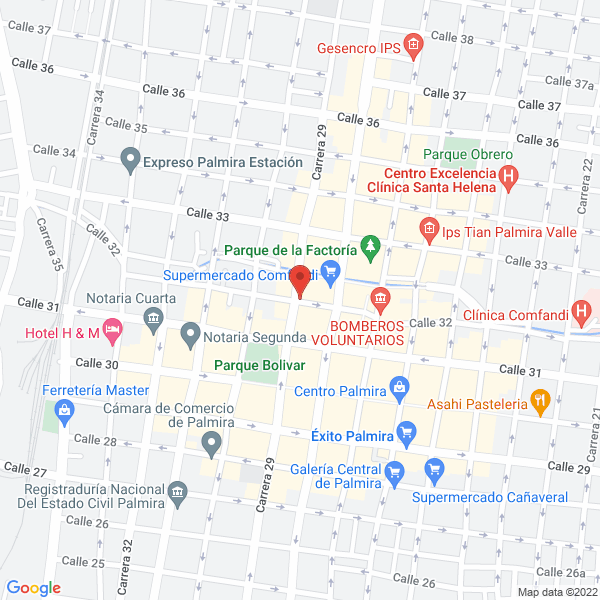 Map of Servicios Empresariales