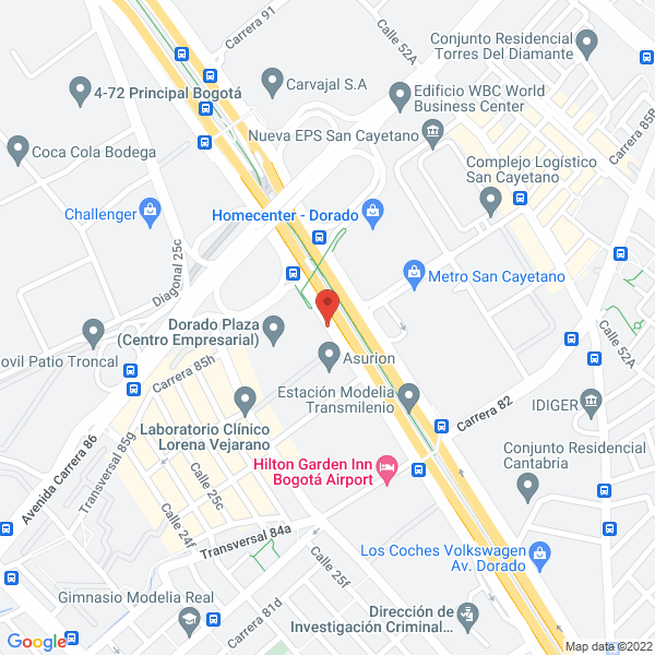Mapa de Servicios Integrados De Computo Y Comercialización De Colombia S.A.