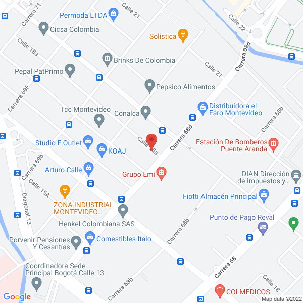 Mapa de Silica Gel