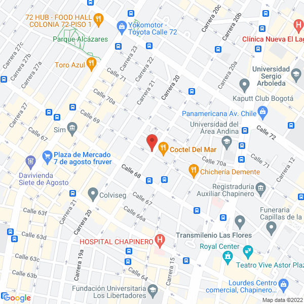 Mapa de Sillas Y Accesorios Ltda.