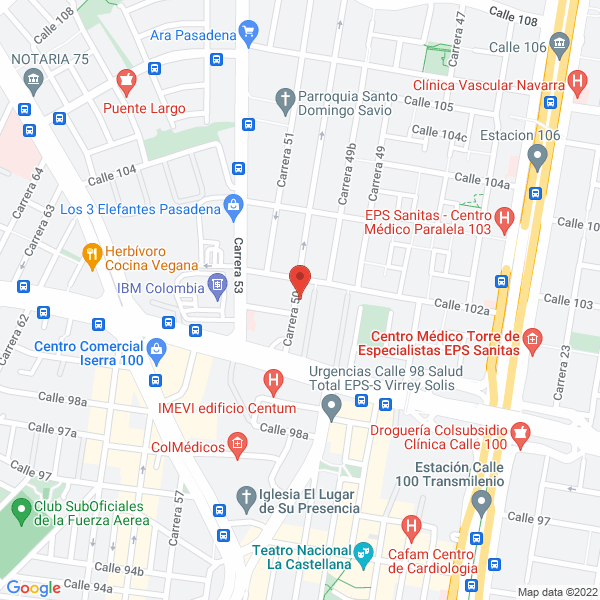 Mapa de Silvio Giraldo Y Asociados