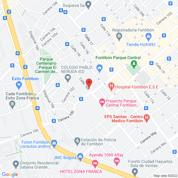 Mapa de Productos Naturales La Colmena Ltda.