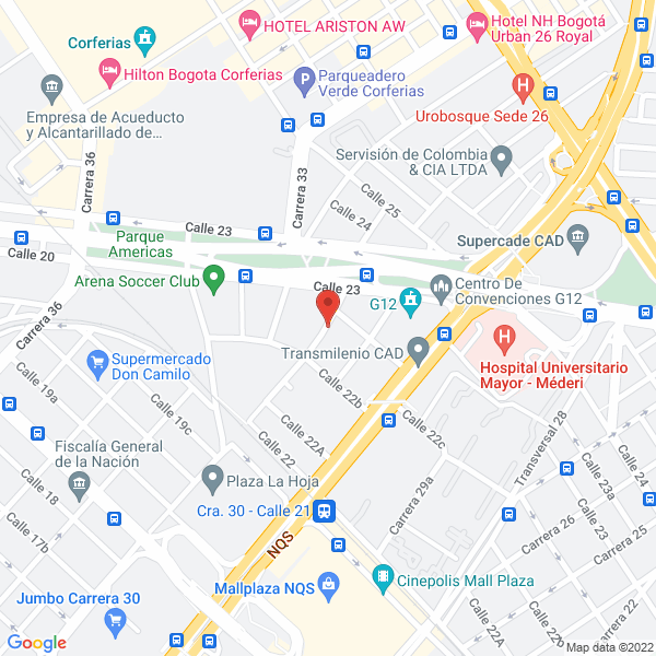 Mapa de Tecna Ice S.A.