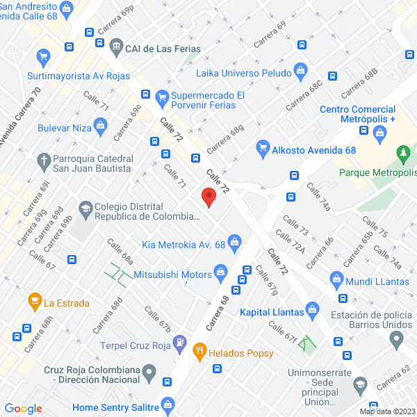Mapa de Tecniservicios Fermar