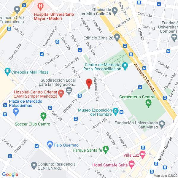 Mapa de Promotrading Ltda