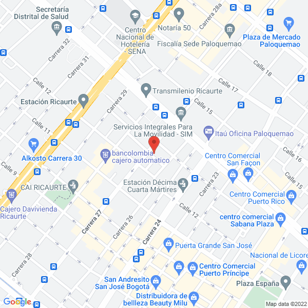 Mapa de Proseco Ltda