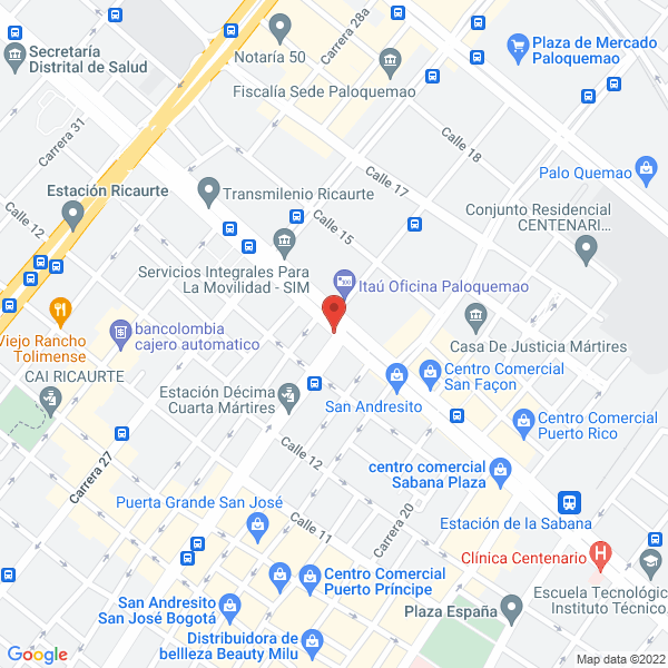 Mapa de Prosertec Mantenimientos Ltda