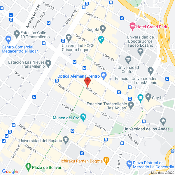Mapa de Proteger Servicios Legales S.A.S.